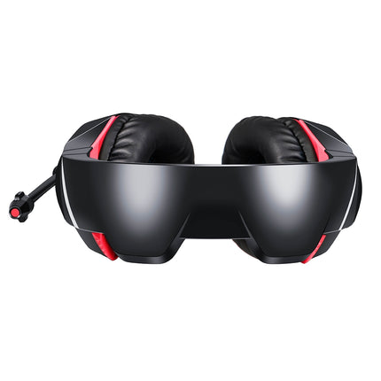 ONIKUMA K1-B Adjustable PC Gaming Headphone with Microphone(Black Red)