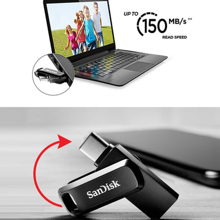 SanDisk Type-C + USB 3.1 Interface OTG High Speed Computer Phone U Disk,  Capacity: 64GB