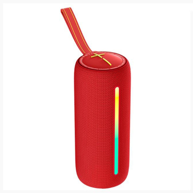 HOPESTAR P37 Outdoor Portable RGB Light Waterproof Wireless Bluetooth Speaker(Red)