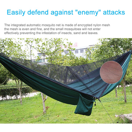 Portable Outdoor Parachute Hammock with Mosquito Nets (Army Green)
