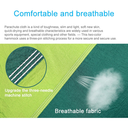 Portable Outdoor Parachute Hammock with Mosquito Nets (Army Green)