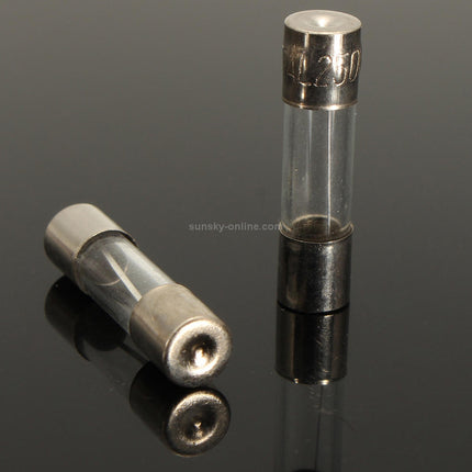 5 x 20mm Fuse Assorted Kits Glass Fuses Tube 0.2A 0.5A 1A 2A 3A 5A 8A 10A 15A 20A