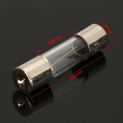 5 x 20mm Fuse Assorted Kits Glass Fuses Tube 0.2A 0.5A 1A 2A 3A 5A 8A 10A 15A 20A