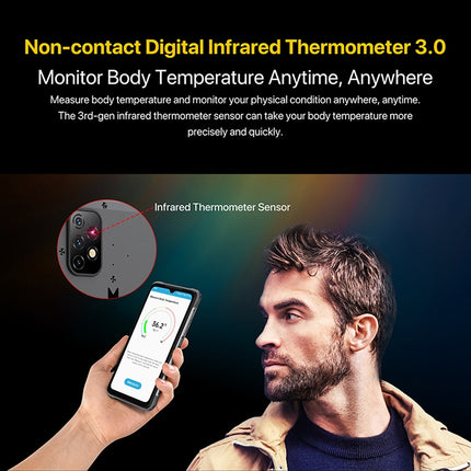 UMIDIGI BISON X10 ProRugged Phone, 4GB+128GB, Waterproof Network: 4G(Orange)