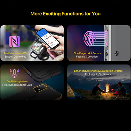 UMIDIGI BISON X10 ProRugged Phone, 4GB+128GB, Waterproof Network: 4G(Orange)