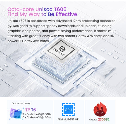 Blackview OSCAL C70, 6GB+128GB, 50MP Camera, Face ID & Side Fingerprint Identification,