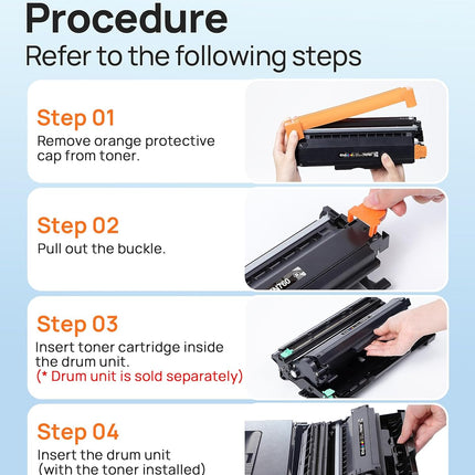 E-Z Ink (TM TN760 Compatible Toner Cartridges Replacement for Brother TN-760 TN730 TN-730 to Use with MFC-L2710DW MFC-L2750DW HL-L2350DW HL-L2370DW HL-L2395DW HL-L2390DW DCP-L2550DW (Black, 2 Pack)