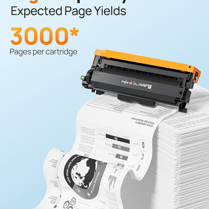 E-Z Ink (TM TN760 Compatible Toner Cartridges Replacement for Brother TN-760 TN730 TN-730 to Use with MFC-L2710DW MFC-L2750DW HL-L2350DW HL-L2370DW HL-L2395DW HL-L2390DW DCP-L2550DW (Black, 2 Pack)