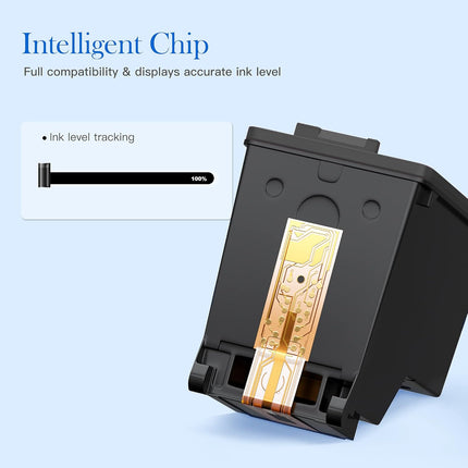 Valuetoner Remanufactured Ink Cartridge Replacement for HP 64 XL 64XL Black Ink Cartridge for HP Printers Envy Photo 7858 7855 6255 6252 6232 7158 7255e 7955e 7958e 7950e 6200 7100 7800 Tango Series