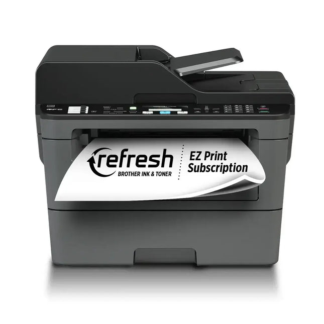 Brother - MFC-L2710DW Wireless Black-and-White All-in-One  Laser Printer - Black