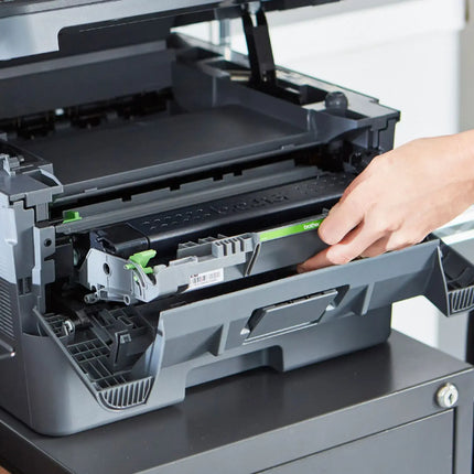 Brother - MFC-L2710DW Wireless Black-and-White All-in-One  Laser Printer - Black