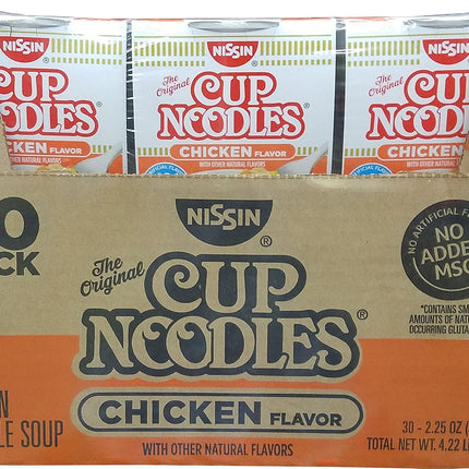 Nissin Cup Noodles, Chicken Flavor (2.25 oz)