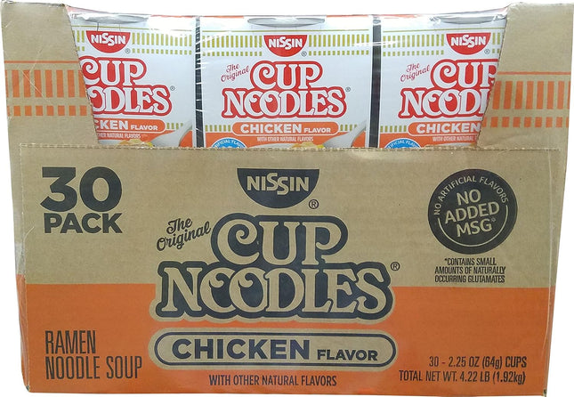 Nissin Cup Noodles, Chicken Flavor (2.25 oz)