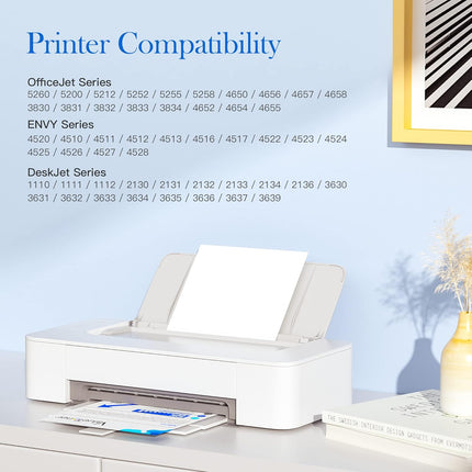 Valuetoner Remanufactured Ink Cartridge Replacement for HP 63 XL 63XL to use with Envy 4520 4512 4516 Officejet 5255 5258 4650 3830 3833 4655 Deskjet 1112 2132 3630 3632 3634 (1 Black, 1 Color)