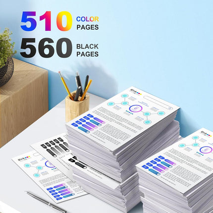 E-Z Ink Pro LC401 Compatible Ink Cartridges Replacement for Brother LC401XL LC 401 XL to use with MFC-J1010DW MFC-J1012DW MFC-J1170DW (Black Cyan Magenta Yellow, 4 Pack)
