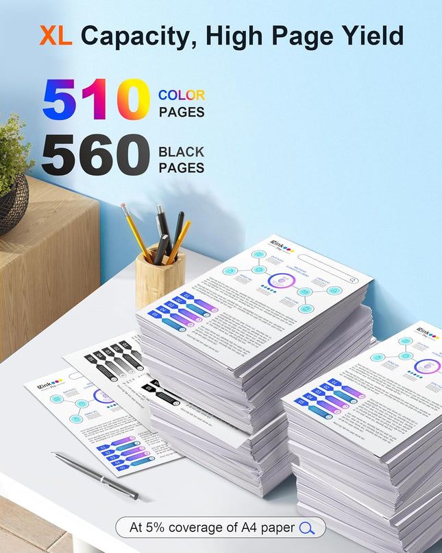 E-Z Ink Pro LC401 Compatible Ink Cartridges Replacement for Brother LC401XL LC 401 XL to use with MFC-J1010DW MFC-J1012DW MFC-J1170DW (Black Cyan Magenta Yellow, 4 Pack)