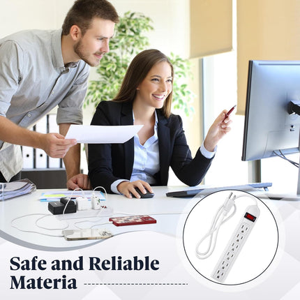 UNBRANDED4 ft. 6-Outlet Power Strip with 45� Angle Plug