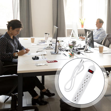 UNBRANDED4 ft. 6-Outlet Power Strip with 45� Angle Plug