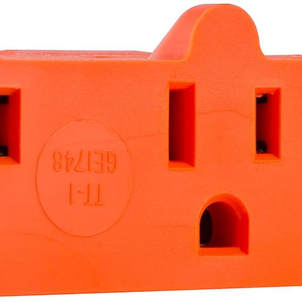 COMMERCIAL ELECTRICHeavy-Duty Grounded Triple Tap Adapter