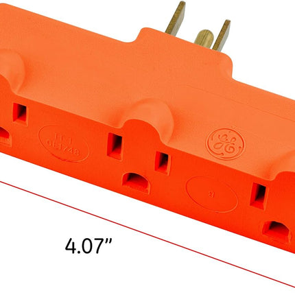 COMMERCIAL ELECTRICHeavy-Duty Grounded Triple Tap Adapter