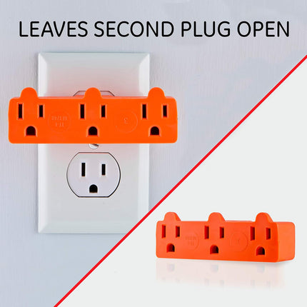 COMMERCIAL ELECTRICHeavy-Duty Grounded Triple Tap Adapter