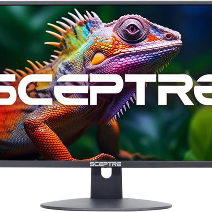 Sceptre 24-inch Professional Thin 1080p LED Monitor 99% sRGB 2x HDMI VGA Build-in Speakers, Machine Black (E248W19203R Series)