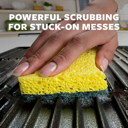 [Pcs] Scotch-Brite Heavy Duty Scrub Sponges, Individually Wrapped, 21/Pack