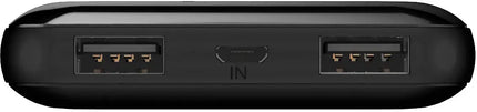 Energizer - MAX 10,000mAh 15W USB-C 3-Port Universal Portable Battery Charger/Power Bank w/ LCD screen for Smartphones & Accessories - Black