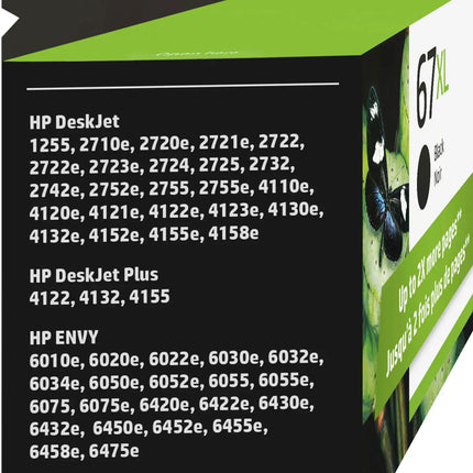 HP - 67XL High-Yield Ink Cartridge - Black