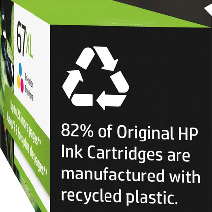 HP - 67XL High-Yield Ink Cartridge - Tri-Color