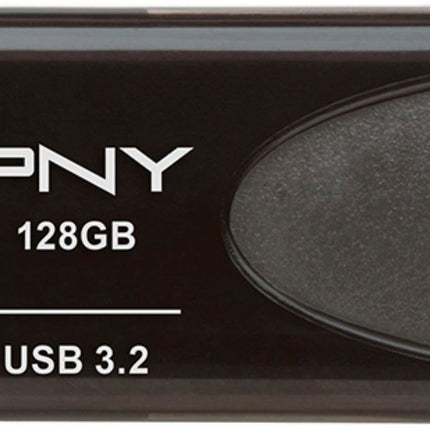 PNY - Elite Turbo Attache 4 128GB USB 3.2 Flash Drive - Black