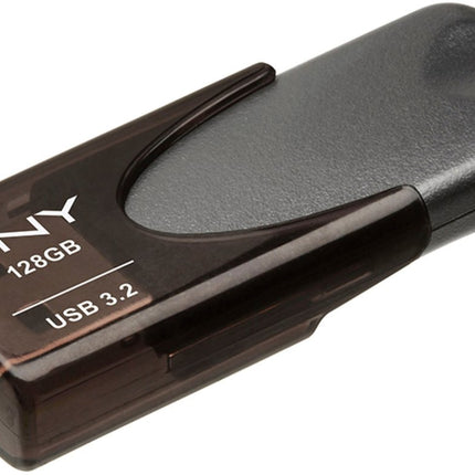 PNY - Elite Turbo Attache 4 128GB USB 3.2 Flash Drive - Black
