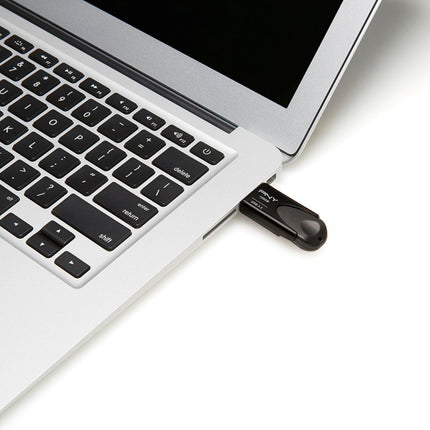 PNY - Elite Turbo Attache 4 128GB USB 3.2 Flash Drive - Black