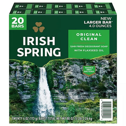 Irish Spring Bar Soap, Original Clean (4 oz)