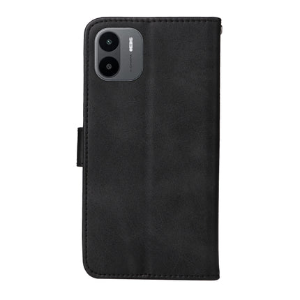 For Xiaomi Redmi A1 4G JSM Calf Texture Leather Phone Case(Black)