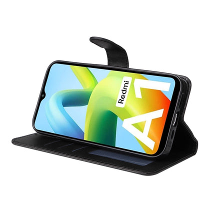 For Xiaomi Redmi A1 4G JSM Calf Texture Leather Phone Case(Black)