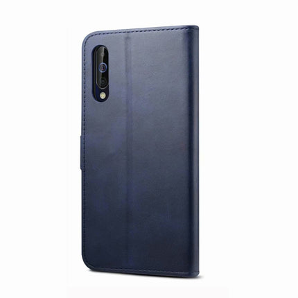 For Samsung Galaxy A30s / A50 / A50S GUSSIM Business Style Horizontal Flip Leather Case (Blue)