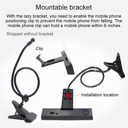 L2 12.0 Inch Universal Foldable Mobile Phone Screen Magnifier with Bluetooth Speaker