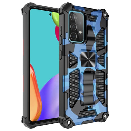 For Samsung Galaxy A71 5G Camouflage Armor Shockproof TPU + PC Magnetic Case