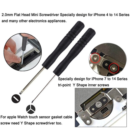 10 in 1 Repair Kits (4 x Screwdriver + 2 x Teardown Rods + 1 x Chuck + 2 x Triangle on Thick Slices