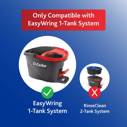 O-Cedar EasyWring� Spin Mop Refill, Removes 99% of Bacteria