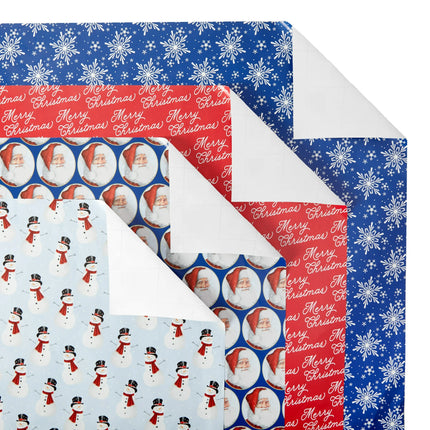 Gift Wrap Multi-Color, 30 in Wide, 30 sq ft Fsc, by Holiday Time