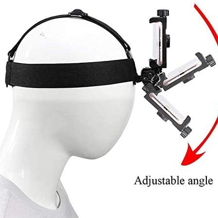 Mobile Phone Chest Strap Harness Mount Head Strap Holder Kit for POV/VLOG,Cell Phone Clip Compatible with iPhone,Samsung,GoPro Hero 9, 8,7, 6, 5, 4, 3,2, 1,AKASO,DJI Osmo,and Action Cameras�