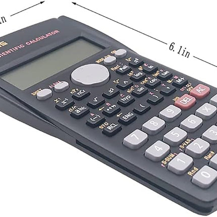 RENUS 8 Packs, 2-Line Engineering Scientific Calculator Function Calculator for Student and Teacher 16 AAA Batteries Included