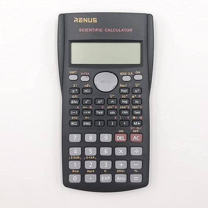 RENUS 8 Packs, 2-Line Engineering Scientific Calculator Function Calculator for Student and Teacher 16 AAA Batteries Included