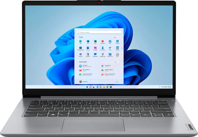 Lenovo - Ideapad 1 14.0" HD Laptop - Celeron N4020 with 4GB Memory -128GB eMMC - Grey