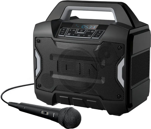 ION Audio - Sport Boom 60W Portable Bluetooth Battery Powered All-Weather Speaker - Black