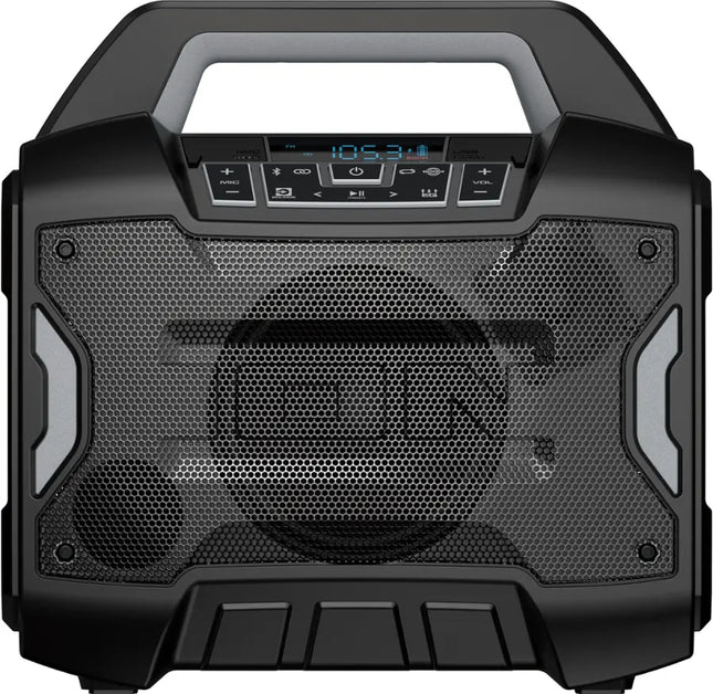ION Audio - Sport Boom 60W Portable Bluetooth Battery Powered All-Weather Speaker - Black