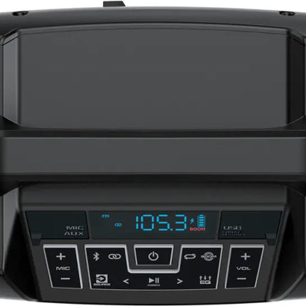 ION Audio - Sport Boom 60W Portable Bluetooth Battery Powered All-Weather Speaker - Black
