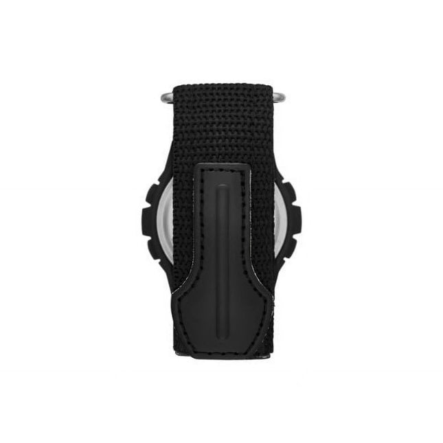 GEORGE Men's Digital Watch:Black Case, Positive Display, Nylon Fastwrap Strap (FMDOGE013)